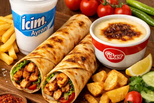 Tek Kişilik Tavuk Döner Menü